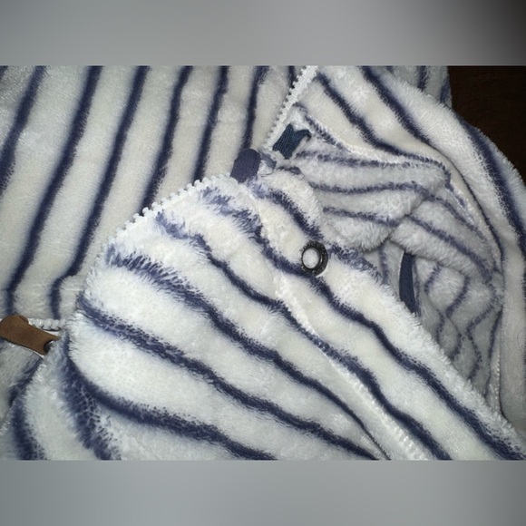 Roxy Kids Striped Jacket - White and Black - Picture 4 of 6